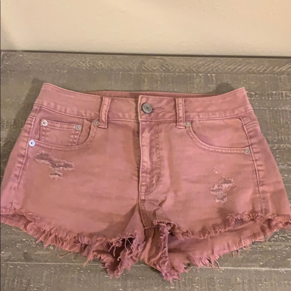 American Eagle stretchy denim shorts